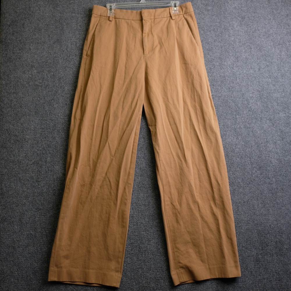 CLOSED Wide Leg Chino Pants Womens 29 Brown Tan Cotton Trousers Minimalist